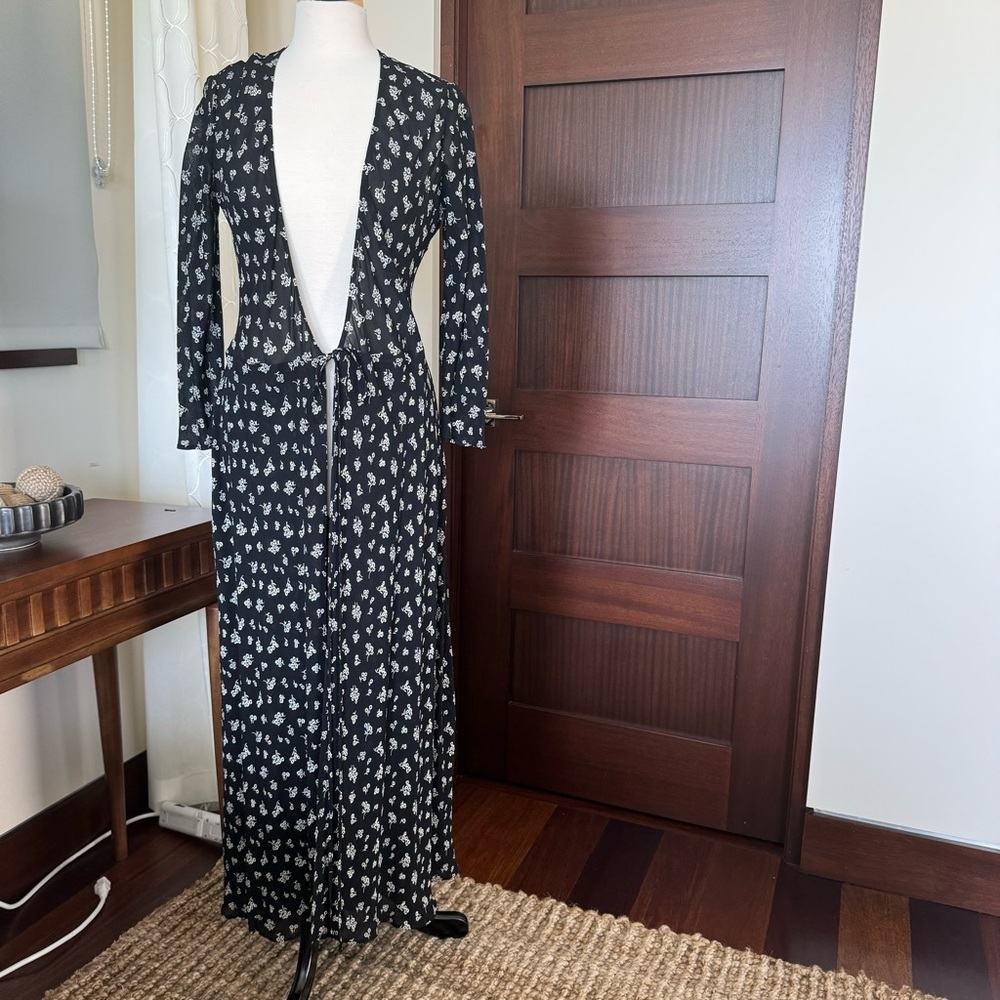 Reformation maxi Duster cardigan / dress NWOT